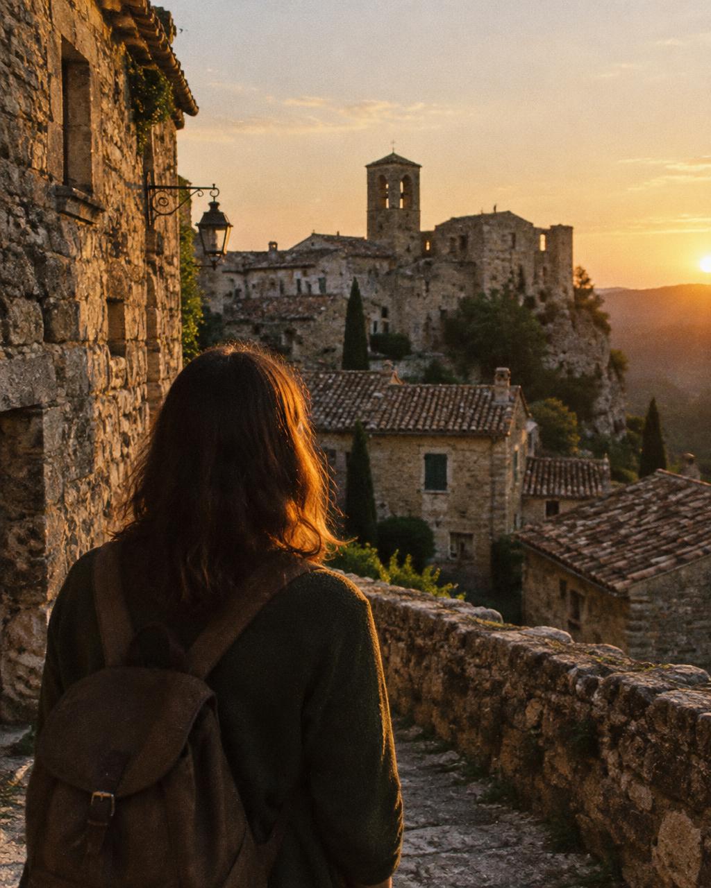 Une boîte de vieilles cartes postales sur une table